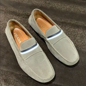 Prada suede loafers in Grey size 7 (8US)